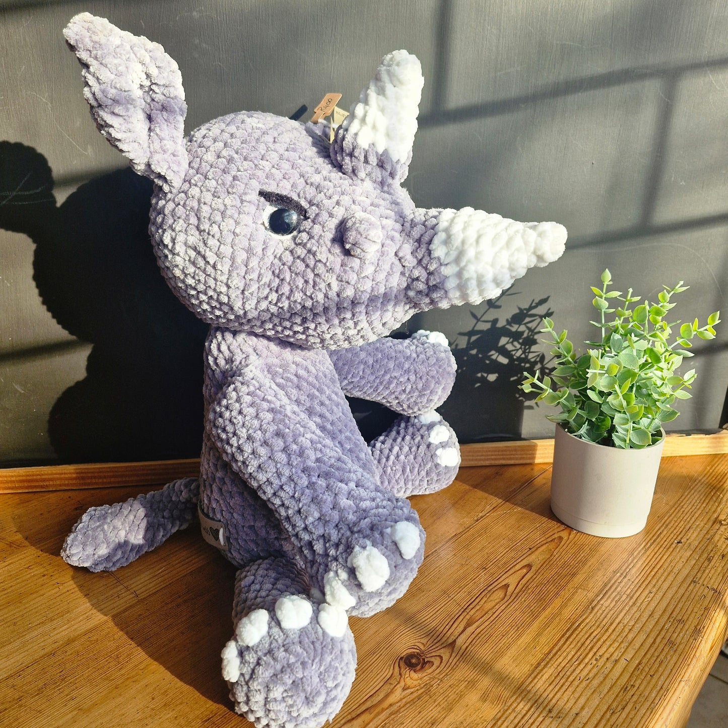 Amigurumi - Burtey the Rhino
