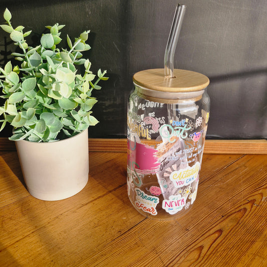 Libbey Glass – You Got This (Blue and Pink)