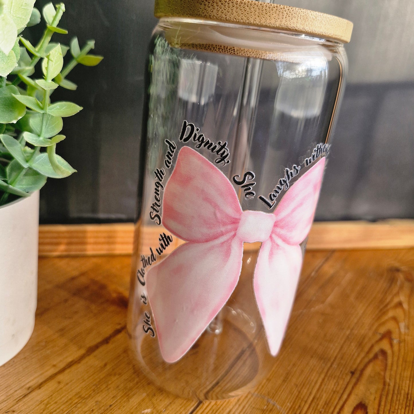 Libbey Glass – Proverbs 31:25 Edition