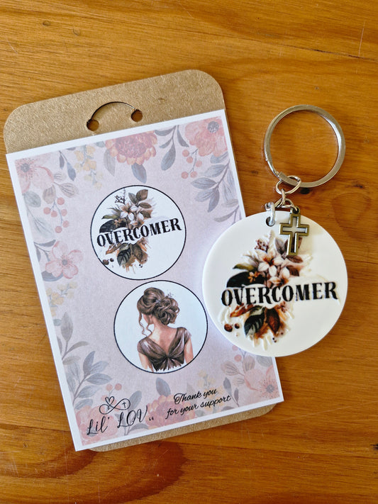Keychain - Overcomer