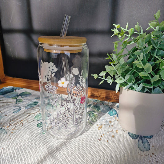 Libbey Glass – Love Hope Laughter - Floral