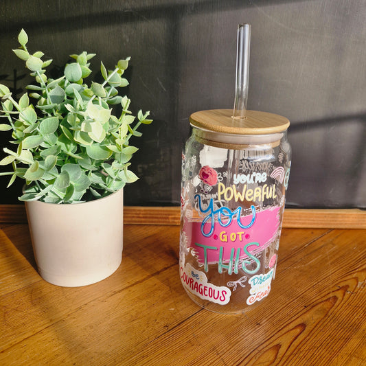 Libbey Glass – You Got This (Blue and Pink)