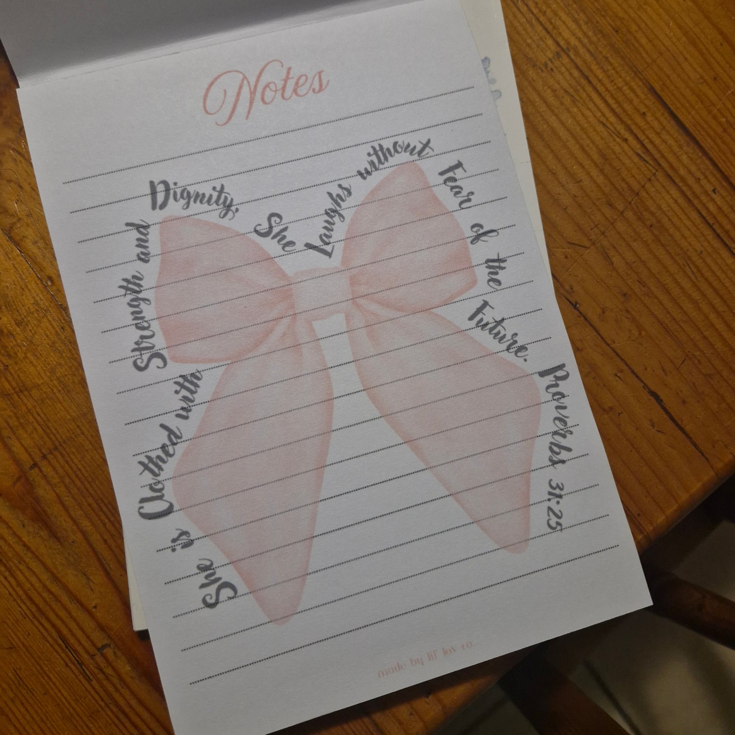 Notepad Bundle - Pink Bow