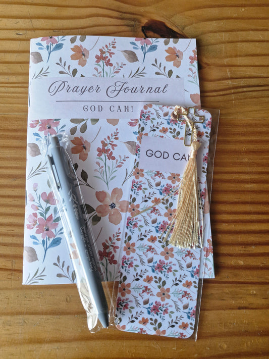 Prayer Journal - God Can Floral Design 1