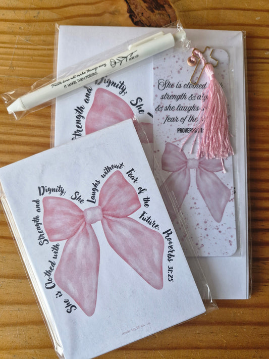 Notepad Bundle - Pink Bow