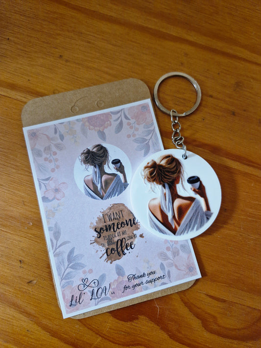 Keychain - Coffee Love