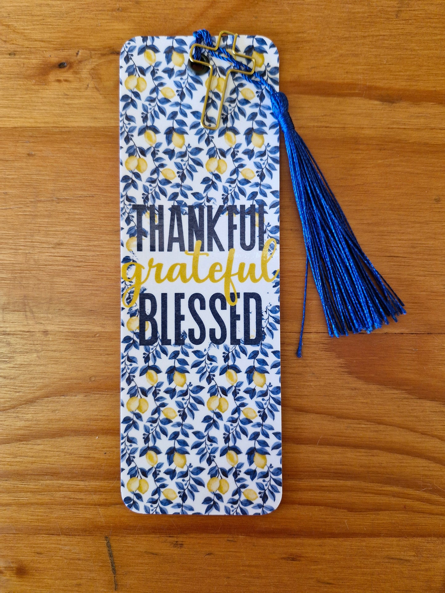 Bookmark - Paper - Blessed Blue & Lemons