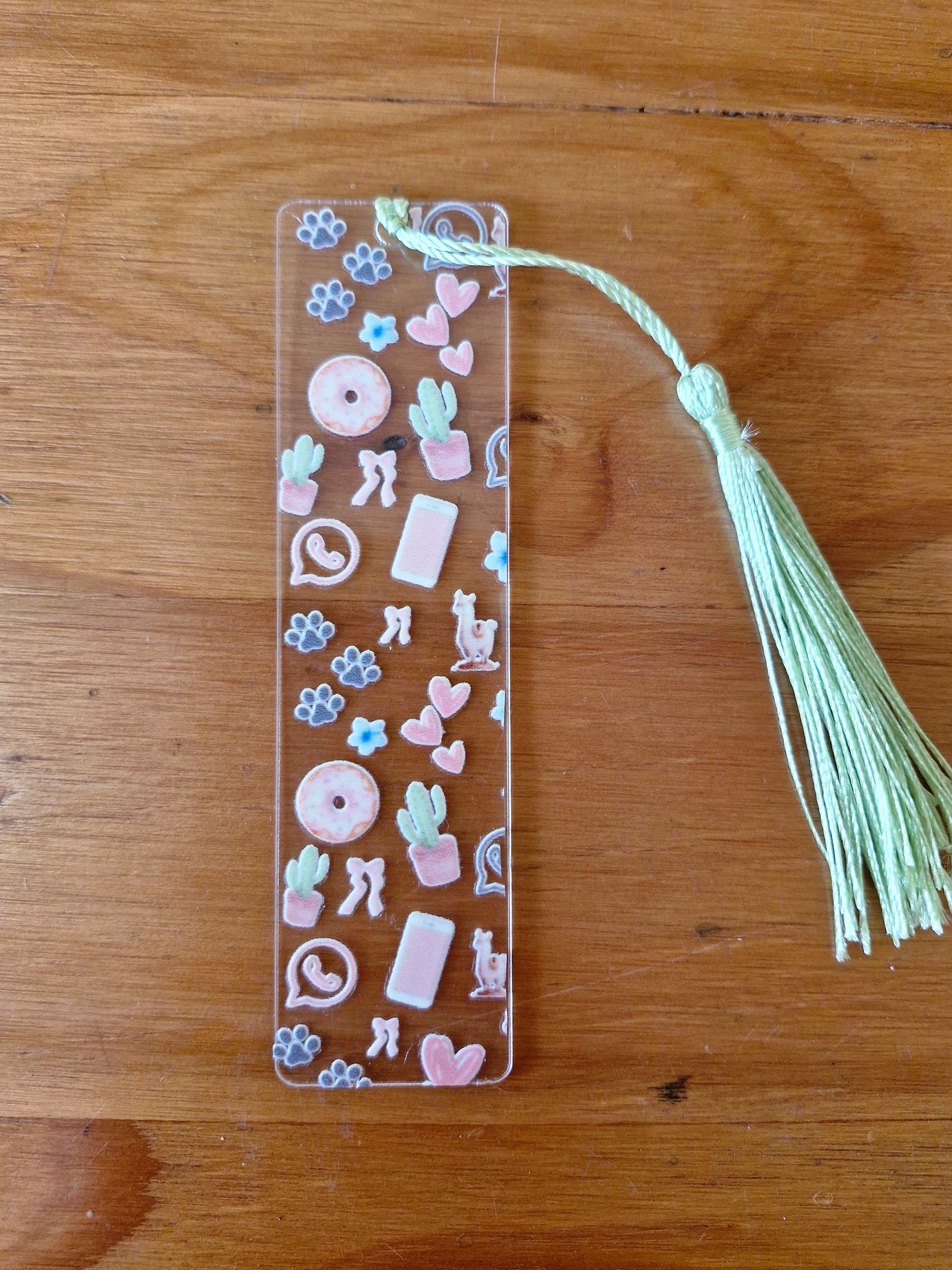 Bookmark - Clear Acrylic - Design 8