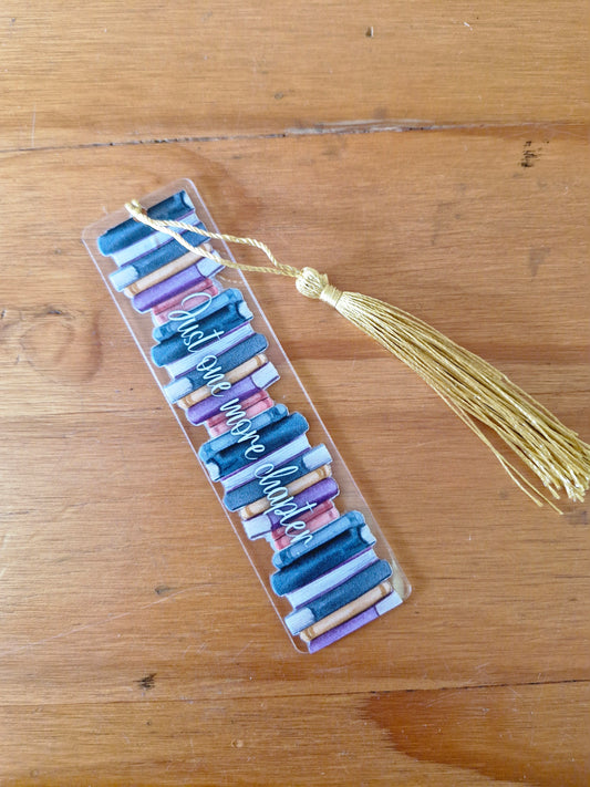 Bookmark - Clear Acrylic - Design 7