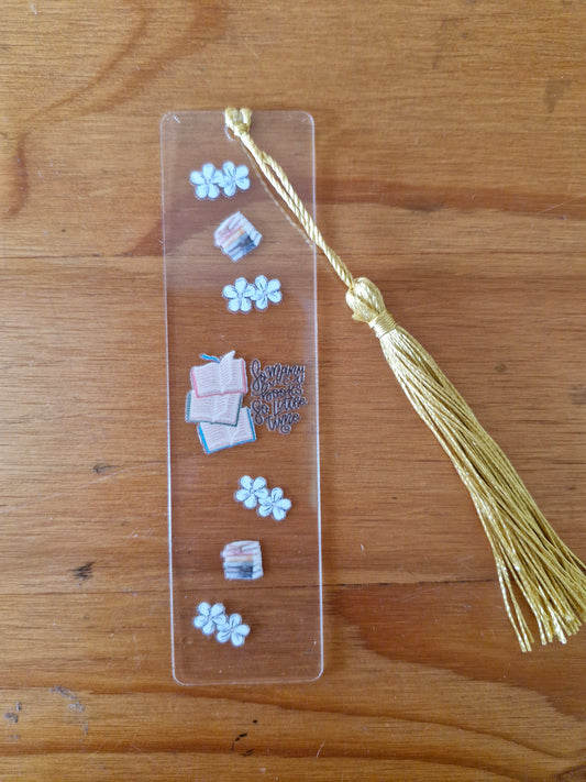 Bookmark - Clear Acrylic - Design 6
