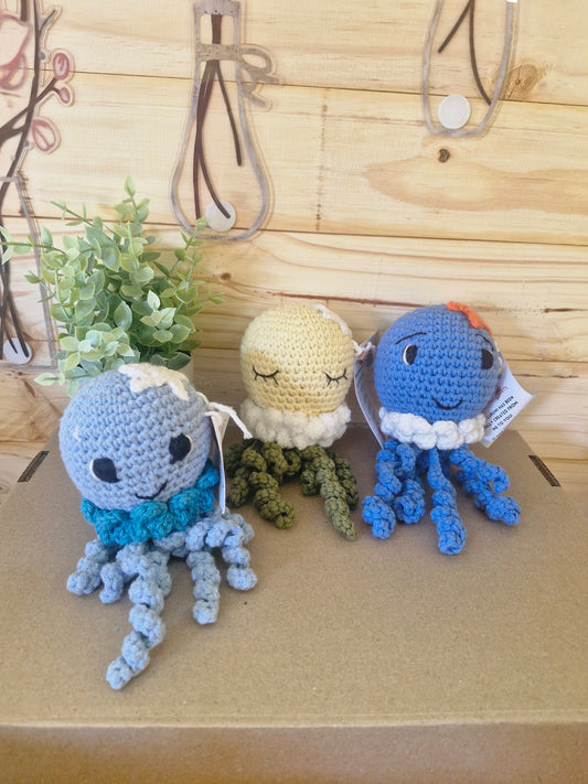Amigurumi - Jellyfish - Baby Sensory Toy